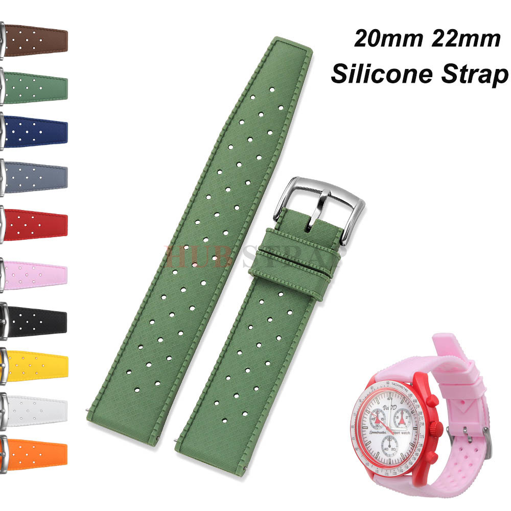 20mm 22mm Tropical Silicone Wa - مراجعة Citizen Watches Smartwatch وسعره