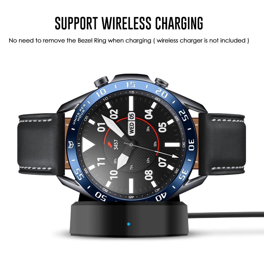 Steel Bezel Ring Cases Cover f - مراجعة Smartwatch Ring Watches وسعره
