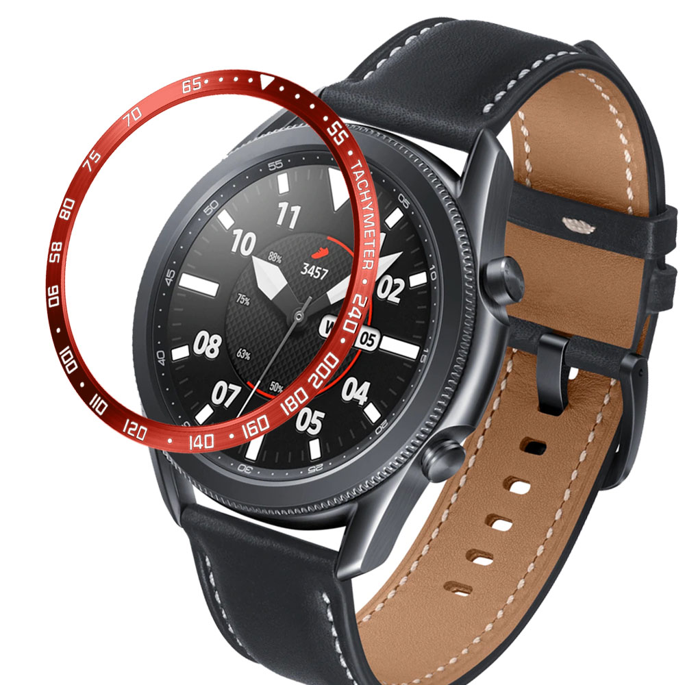 Steel Bezel Ring Cases Cover f - مراجعة Smartwatch Ring Watches وسعره