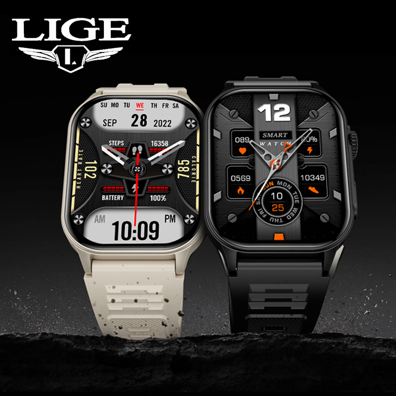 LIGE Smart Watch for Men 3ATM  - مراجعة Smartwatch Latest Watches For Men وسعره