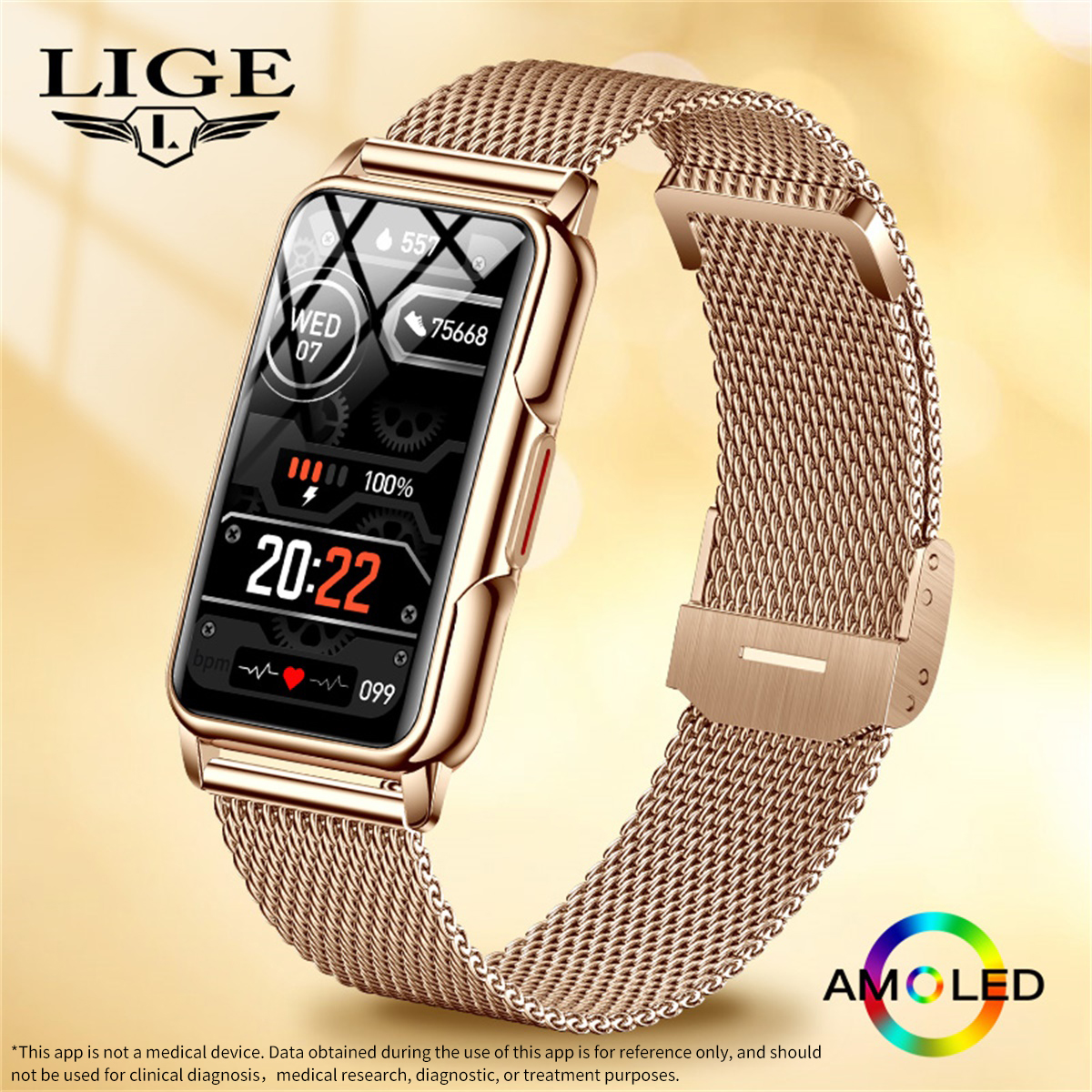 LIGE Smart Watch Men Women Fit - مراجعة Watches Not Smartwatch وسعره