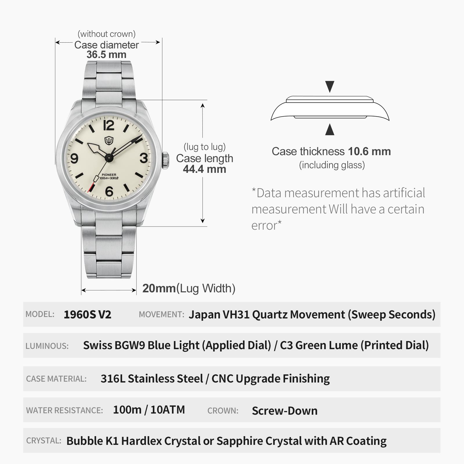 Watchdives WD1960S V2 Vintage  - مراجعة Watches Not Smartwatch وسعره