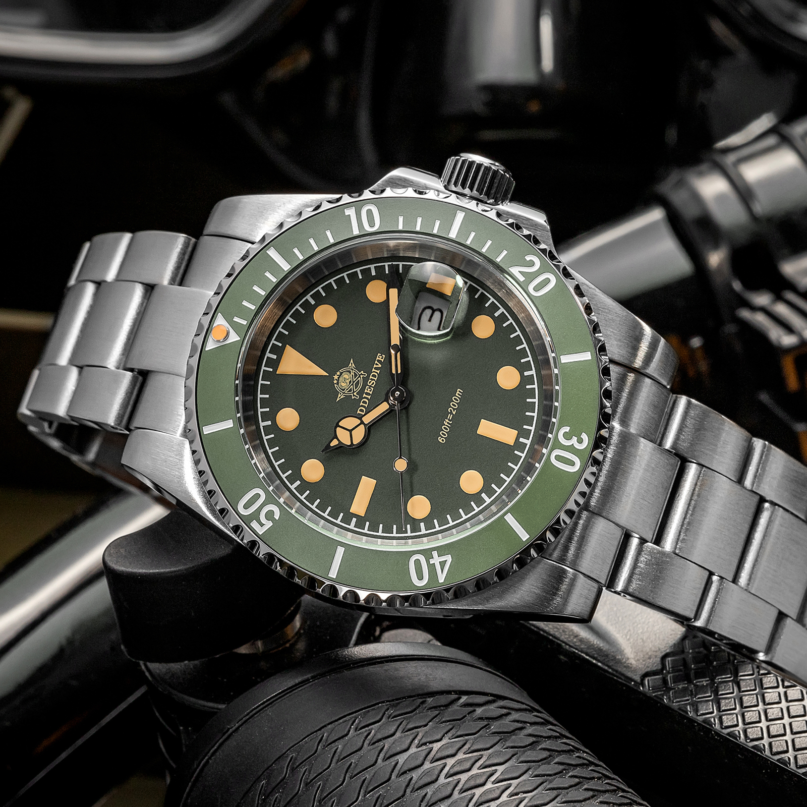ADDIESDIVE Top Brand Quartz Wa - مراجعة Watch Crown Stem وسعره